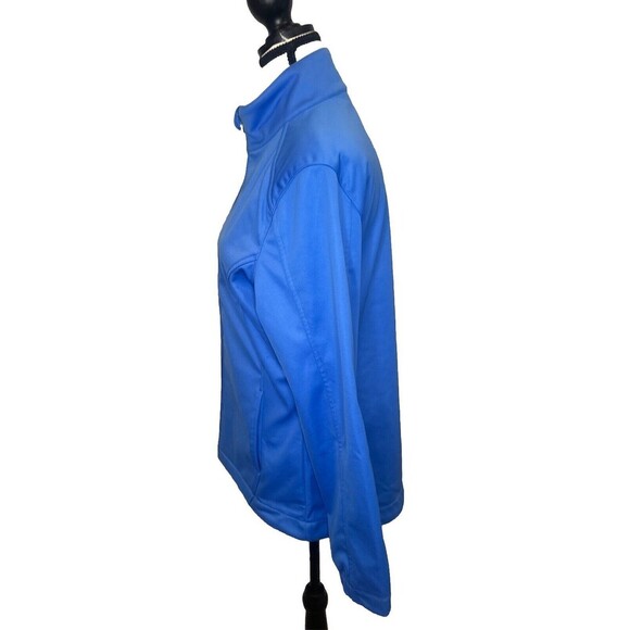 Women’s Callaway BLUE Tour Bonded Softshell Golf Jacket Full Zip Pockets Sz M - Picture 3 of 10